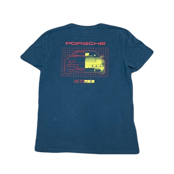 Porsche 928 Collector’s T-Shirt No. 14 Tee in Teal Green, Men’s size Small